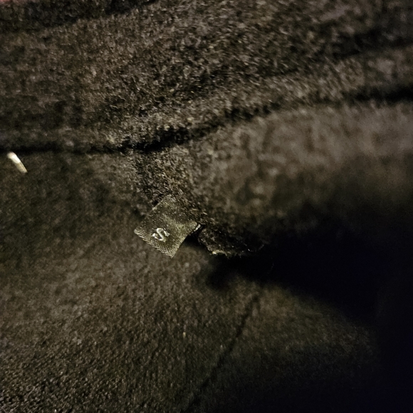 Diesel black 100% wool coat Women's Size S - Picture 7 of 13